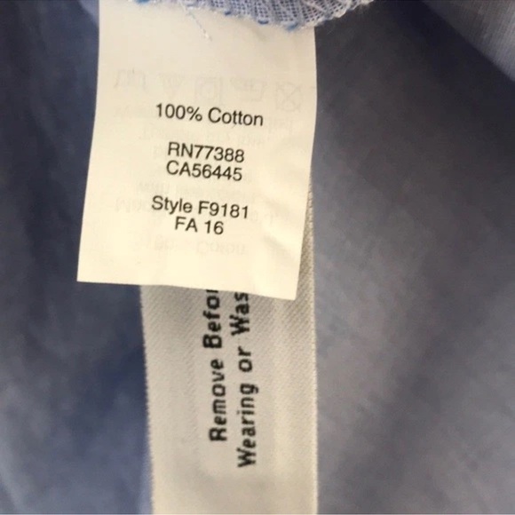 Like new 😎Light Blue Lace-Up Women's Top - Picture 3 of 3